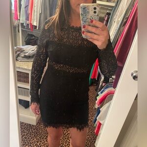 Lulu’s Appetite for seduction black lace dress
